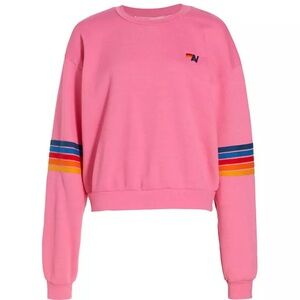 Aviator Nation Rainbow Stitch Sweatshirt